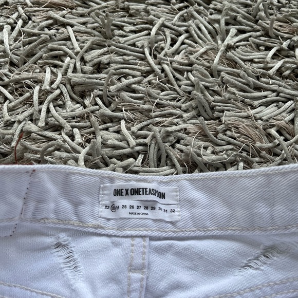 ONE x ONE TEASPOON Short White Women's Sz 23 US - Picture 6 of 7